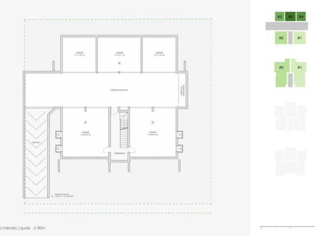 Pianta-piano-interrato-residence-san-martino-di-lupari